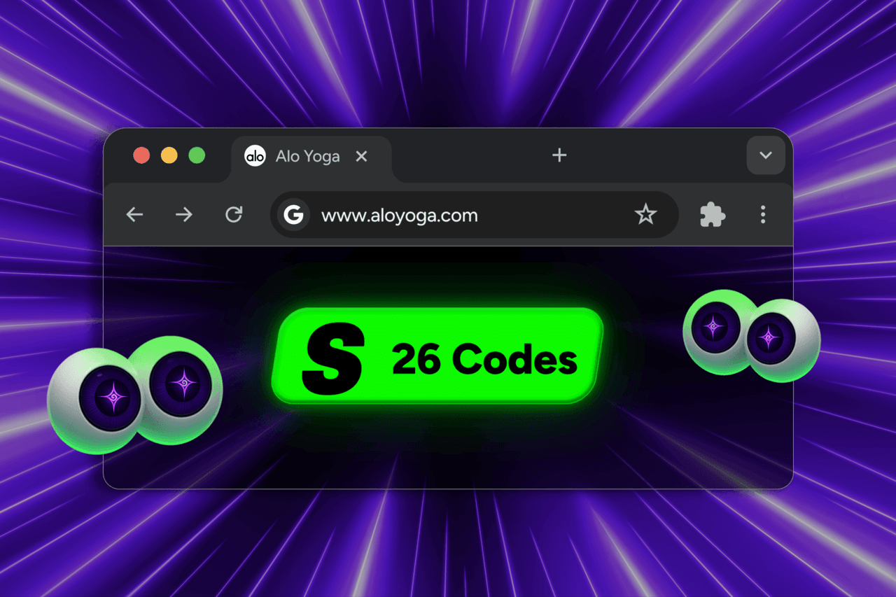 Browser extension showing SimplyCodes interface